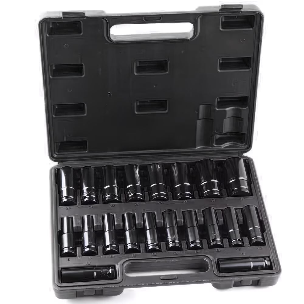 1/2 Inch deep impact socket set – heavy duty electric and air impact socket set