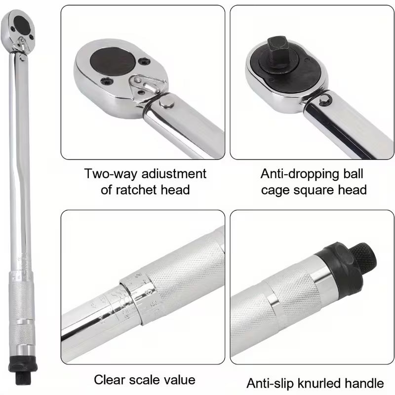 Torque wrench 1/2 inch (28-210NM)