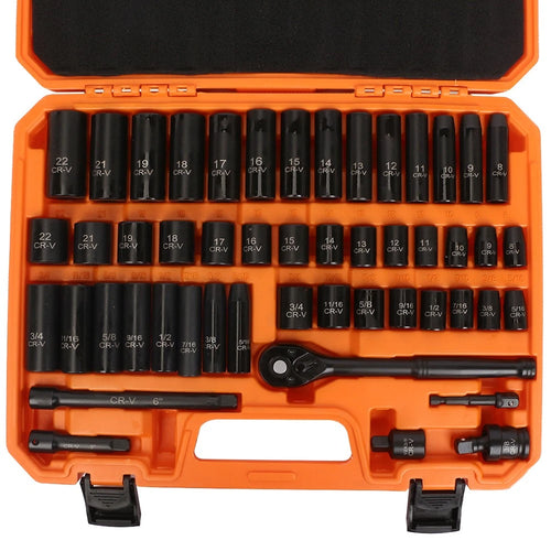 3/8" Drive shallow and deep impact socket