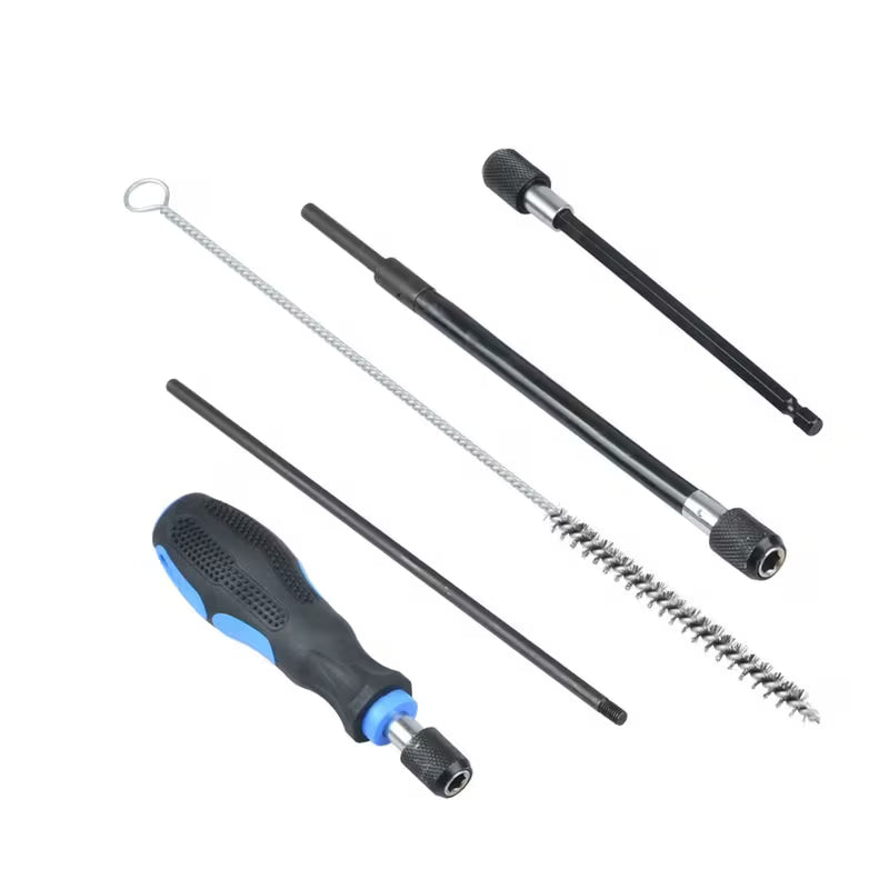Diesel injector seat cleaning brush set