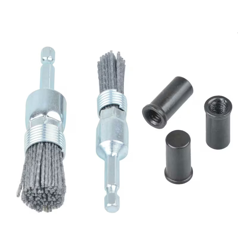 Diesel injector seat cleaning brush set