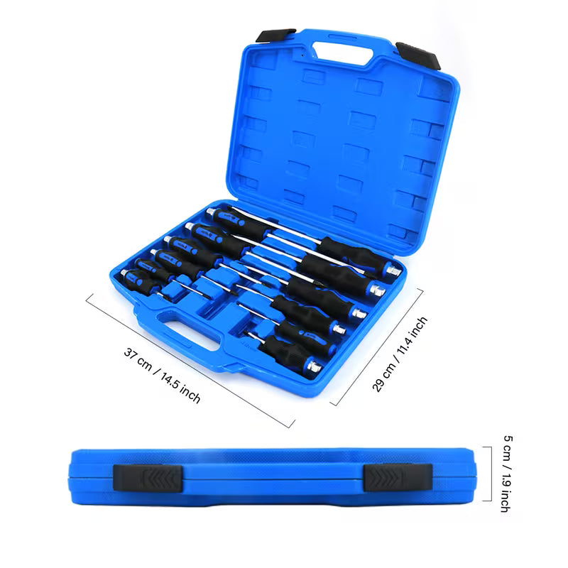 Magnetic heavy duty screwdriver set