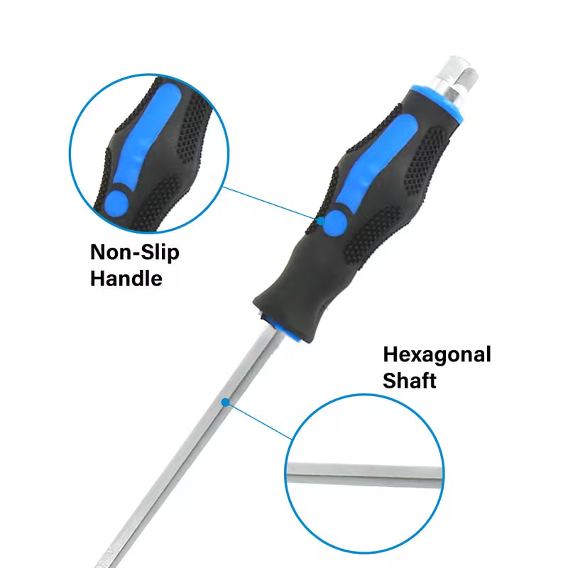 Magnetic heavy duty screwdriver set