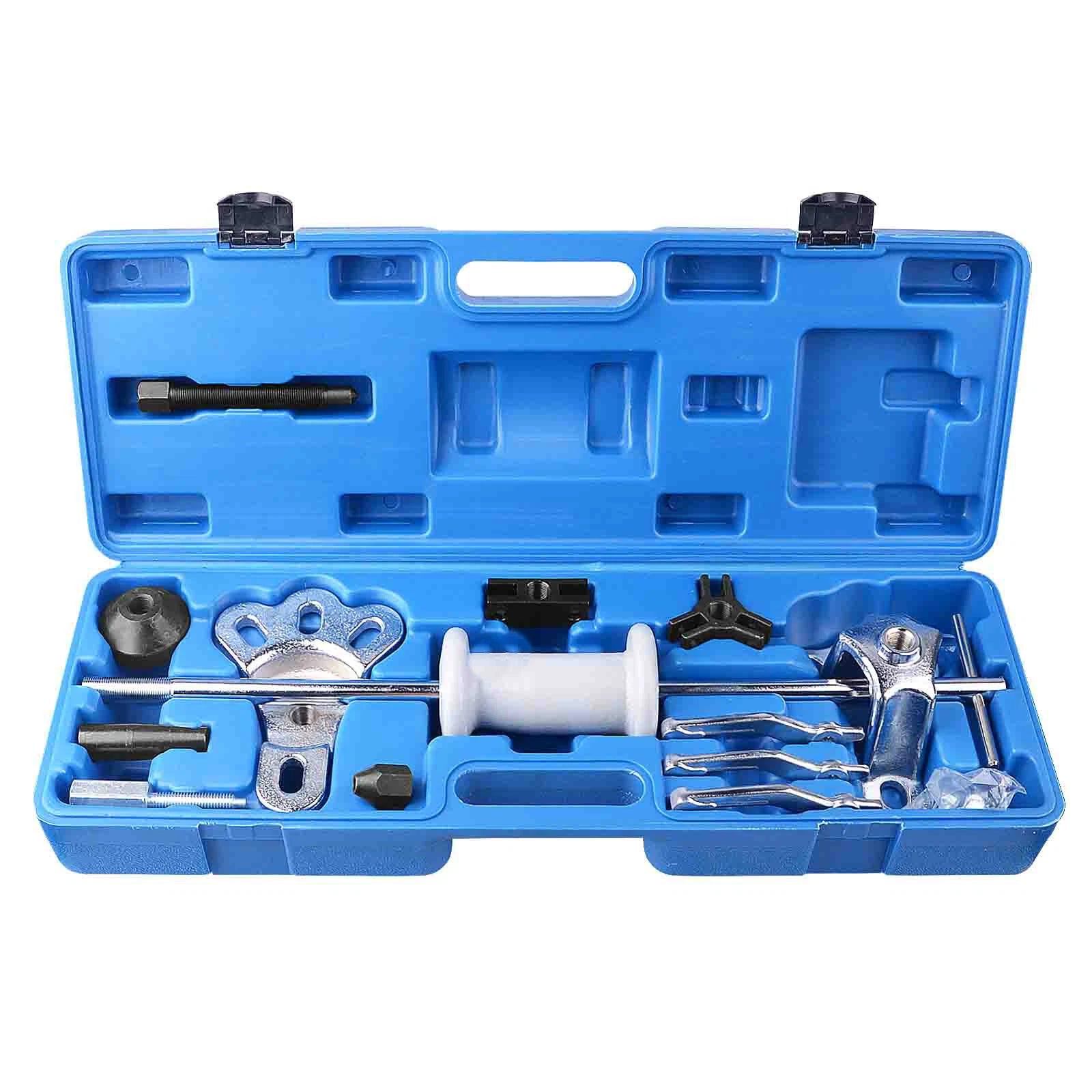 Universal slide hammer puller and bearing removal tool kit