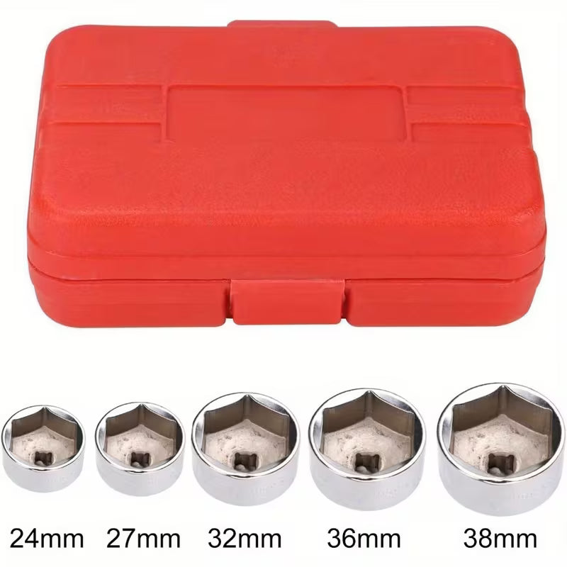 Oil filter cap remover (24mm 27mm 32mm 36mm 38mm 3/8" drive )