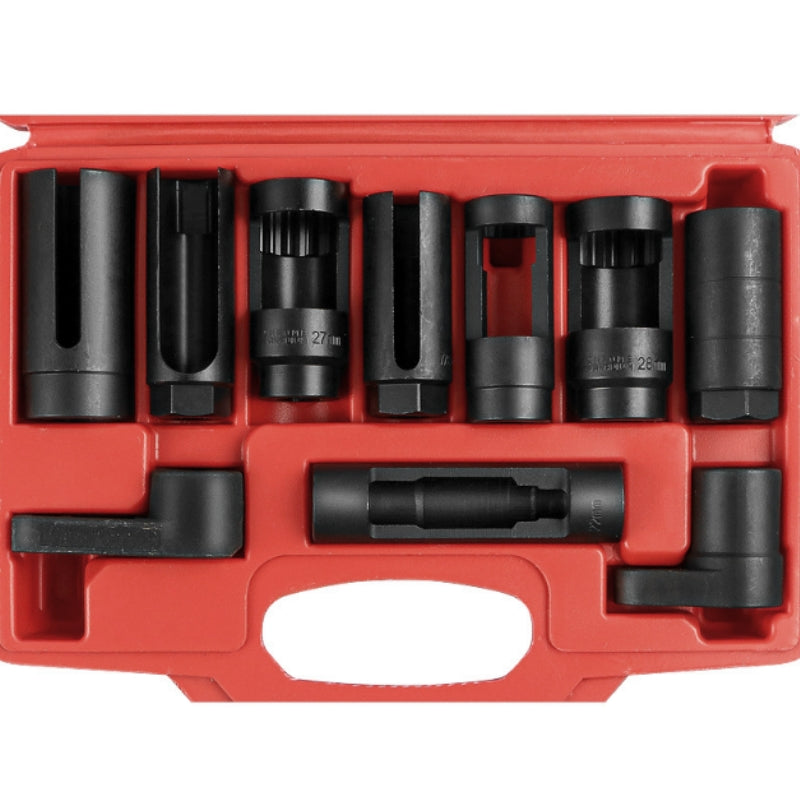 Oxygen / lambda sensor socket set (10pcs)