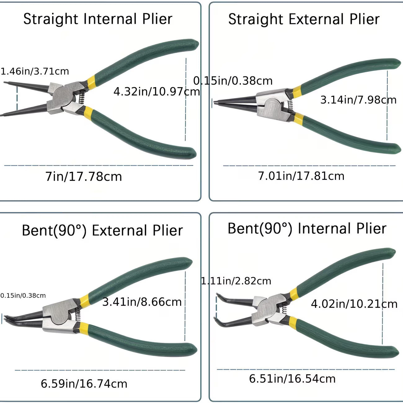 Snap ring pliers set (7-Inch)