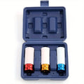 Thin Wall Wheel Nut Sockets (17mm, 19mm, 21mm for 1/2-Inch )